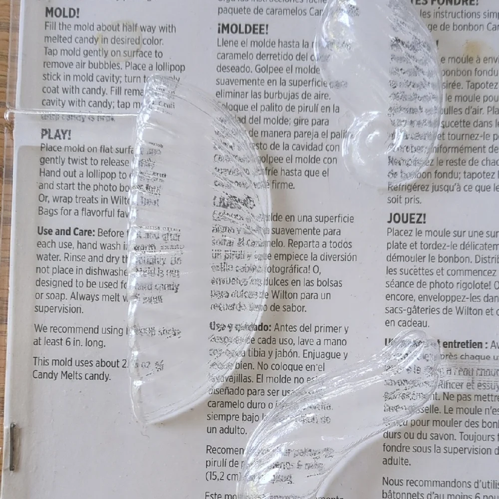 Wilton Mustache Lollipop Molds Set Of 3